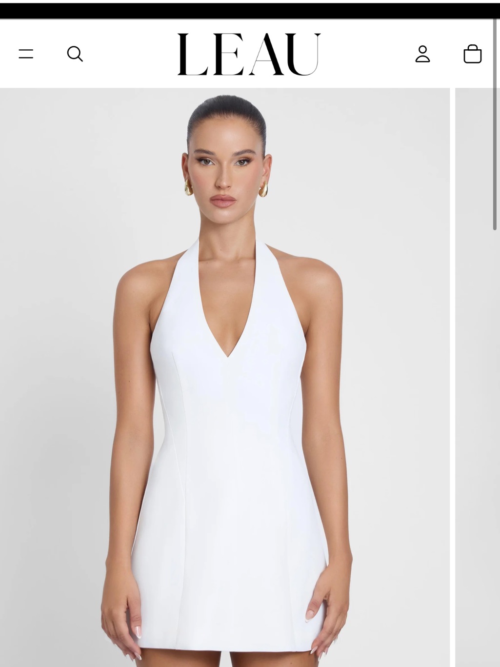 Leau Hera White Dress